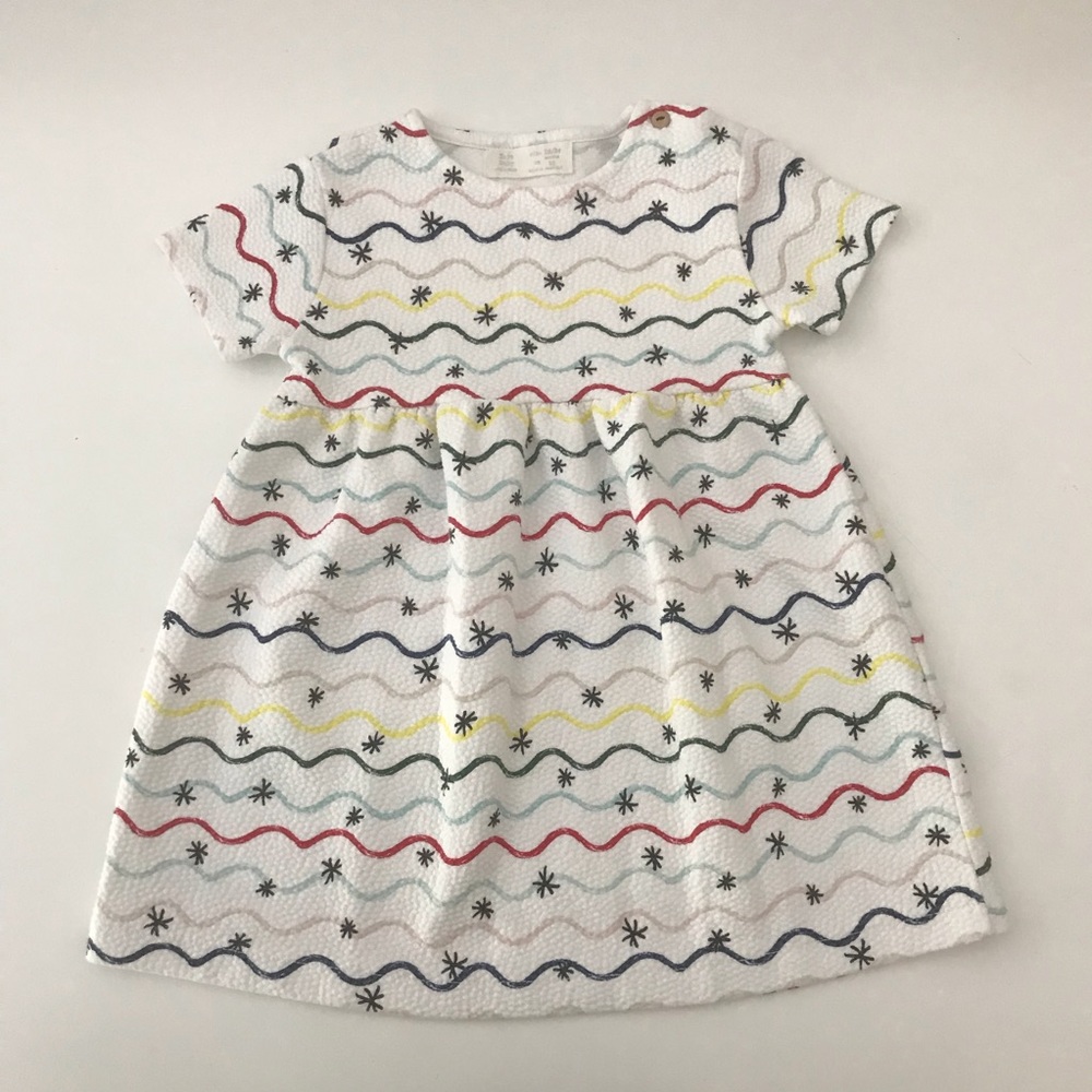 Zara Baby Girl Collection Wavy Dress